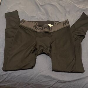 Nike Pro Dark Gray Leggings large